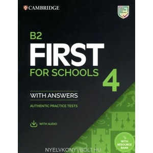 B2 First for Schools 4 Student's Book with Answers with Audio with Resource Bank (2021)
