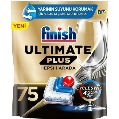 Finish Quantum Ultimate Plus kapsle do myčky nádobí 75 ks