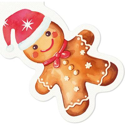PAW Obrúsky Airlaid Shape Cute Gingerman 32x32cm