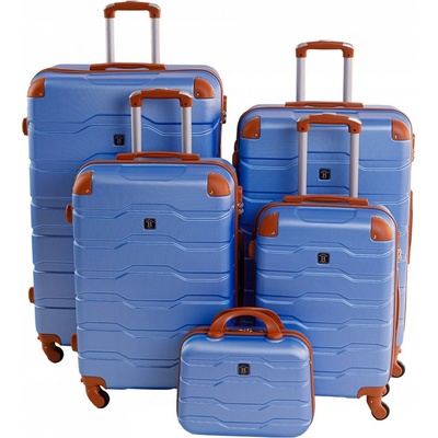 BERTOO Firenze modrý set 5v1 142l, 97l, 63l, 38l, 14l