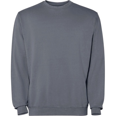 Jaya unisex sveter s okrúhlym výstrihom crewneck sivá dark