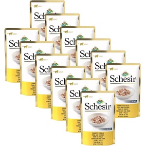 Schesir Cat тонфилета от риба тон и пиле 12 x 85 г
