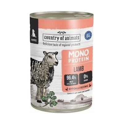 Wiejska Zagroda Puppy Monoproteín Lamb 400 g