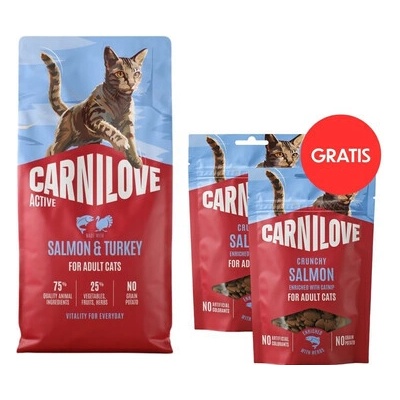 CARNILOVE Active Cat Salmon and Turkey Adult 6 kg