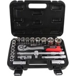 Kreator Комплект тресчотка с вложки в куфар Kreator KRT500118/ 22бр (KRT500118)
