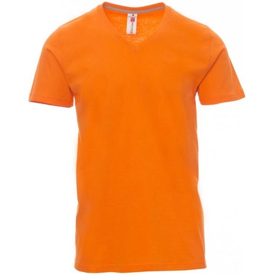 Payper V-Neck 000103-0026 pánske tričko s krátkym rukávom a výstrihom do V orange