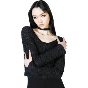 KILLSTAR дамски пуловер KILLSTAR - Mathilde - черно - KSRA010278