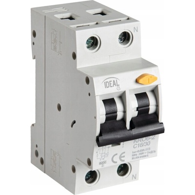 Proudový chránič s jističem 16A 2P Ideal KANLUX – Zboží Mobilmania