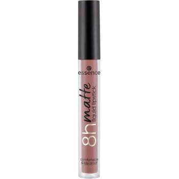 essence 8h Matte Liquid Lipstick матово течно червило с дълготраен ефект 2.5 ml нюанс 02 Silky Hazelnut