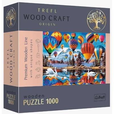 Trefl - Puzzle Colorful wooden balloons - 1 000 piese