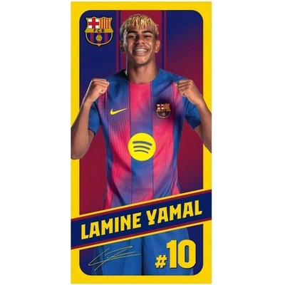 FC Barcelona Yamal 10 osuška 70 x 140 cm