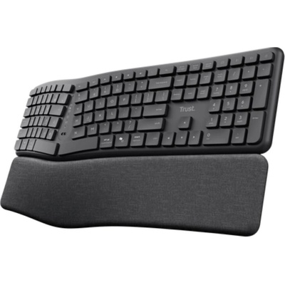 Trust Keyra Ergonomic Multidevice Wireless Keyboard 25459