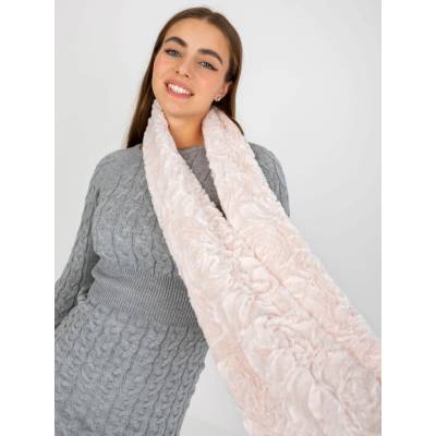 Scarf-AT-KM-S-8253.18-light pink šedá Factory Price 2016103297108