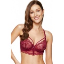 Gorteks Charlize/B2 mäkká podprsenka červená tmavě