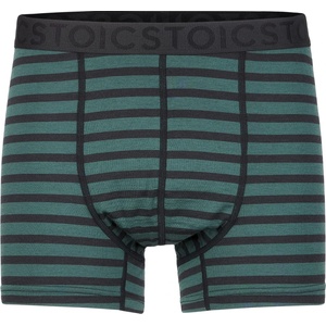 Stoic Мъжко мериносово термобельо Stoic Merino150 AlsenSt. Boxer Merino base layer - Black / Dark Ocean Green / Striped (015-1638-2113)