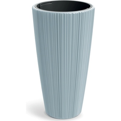 Prosperplast Plastový kvetináč OROS svetlosivý matný, 39 cm