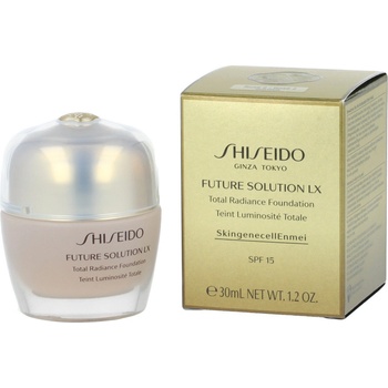 Shiseido Future Solution LX Total Radiance Foundation SPF15 rozjasňující make-up R2 Rose 30 ml