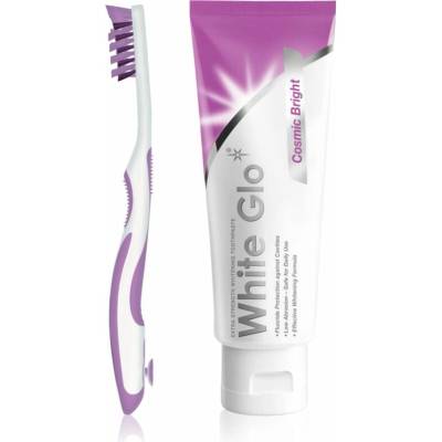 White Glo Cosmic Bright Cosmic Bright 150 g + zubná kefka 1 ks + medzizubná kefka 8 ks
