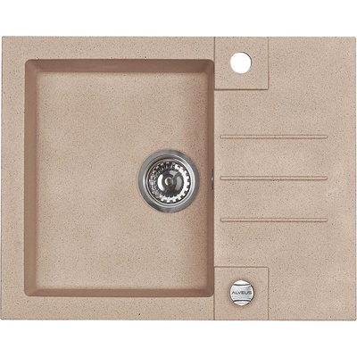 Alveus 1090950 - Кухненска мивка ROCK 59, 5x47, 5 см гранит/бежов (AV0060)