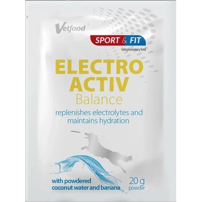 Vetfood Electroactiv Balance Banana doplňky stravy pro psy a kočky 20 g