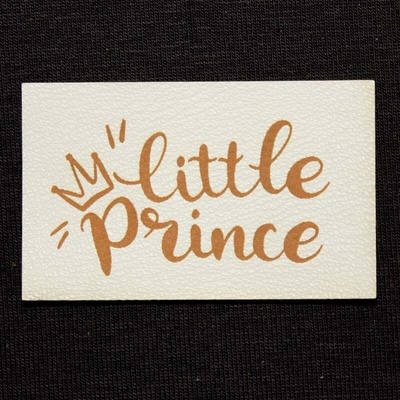 Štítok - Little prince Materiál/farba: Béžová koženka