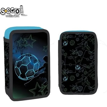 S-Cool Несесер с 2 ципа scool football, 29 части