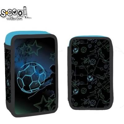 S-Cool Несесер с 2 ципа scool football, 29 части