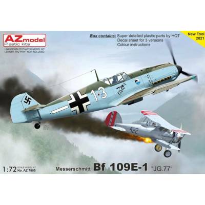 AZmodel Messerschmitt Bf 109 E 1 „JG.77“ 1:72