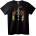 NOONEBRAND Тениска Rammstein Кръст с Криле - L, White