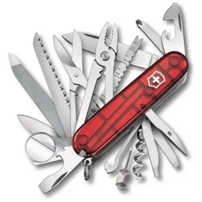 Victorinox 1.6795.T SwissChamp multifunkční nůž 91 mm, červená, 33 funkcí
