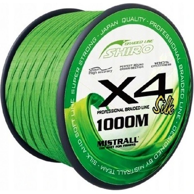 Mistrall šňůra Shiro Braided Line X4 1000m 0,21mm