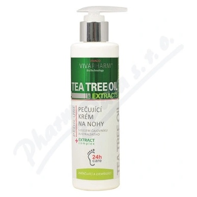 Vivaco Krém na nohy s Tea Tree Oil 200 ml