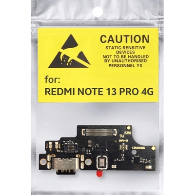 ORIGINÁLNÍ DESKA ZÁSUVKY NABÍJENÍ USB PRO XIAOMI REDMI NOTE 13 PRO 4G