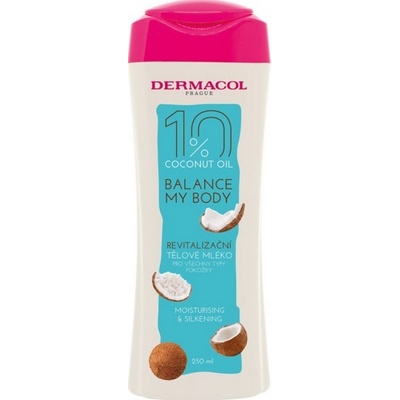 Dermacol Coconut Oil Revitalising Body Milk revitalizačné telové mlieko 250 ml