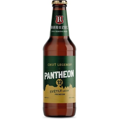 Rohozec 12 PANTHEON Premium svět. ležák 5,3% 0,5 l (sklo)