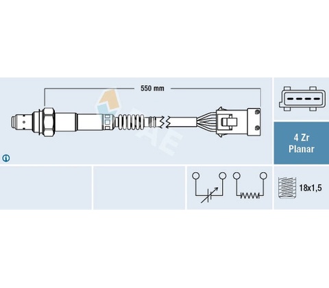 Lambda sonda FAE 77411