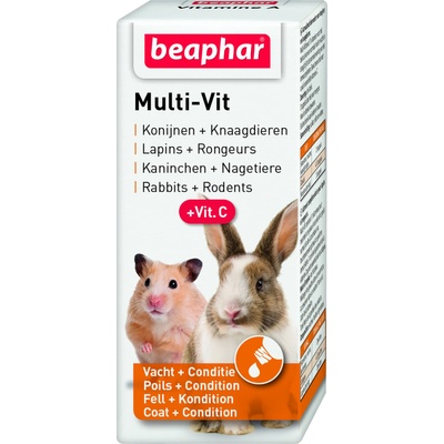 Beaphar Multi Vit - Мултивитамини за зайци и други дребни животни 20 мл