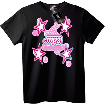 NOONEBRAND Тениска MP3 Звездна Сила - 4XL, White