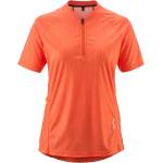 Gonso Дамска фланелка с къс ръкав за колоездене Gonso Women's Adventure Jersey Soft Touch Cycling jersey - Fiesta Red - размер 44 (EU) (156-2645-0216)