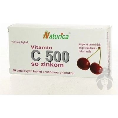 Nturicaa Vitamin C 500 mg se zinkem 30 tabliet