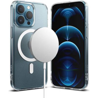 Удароустойчив твърд кейс с MagSafe за iPhone 13 Pro от Ringke Fusion Magnetic MagSafe - матово прозрачен (FMGM548E52) - 10023