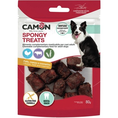 Camon Treats&Snacks Dog - Kúsky kura s banánom 80 g