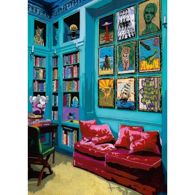 Heye - Puzzle Room With Red Sofa - 1 000 piese