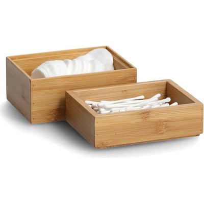 Zeller Bambusový organizér set 2 ks 14,5 x 11 x 10 cm