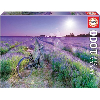 Educa Bike in a Lavender Field 1000 dielov a Fix lepidlo