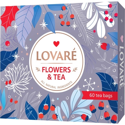 Lovaré Portfolio Flowers & Tea Collection sada čajů 60 sáčků