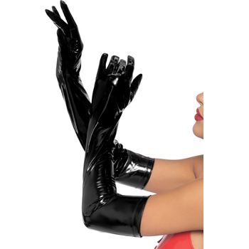 Image 1 of Leg Avenue Vinyl Gloves 2778 Black M