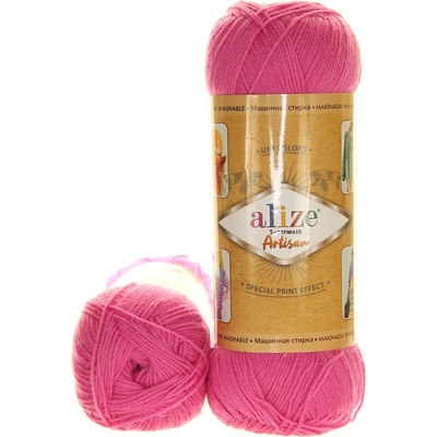 Alize Superwash Artisan 178 růžová