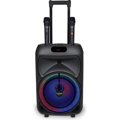 Bontempi Безжичен акустичен куфар на колела с 2 безжични микрофона, RGB