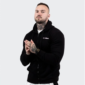 GymBeam Суичър Zipper Hoodie Black S
